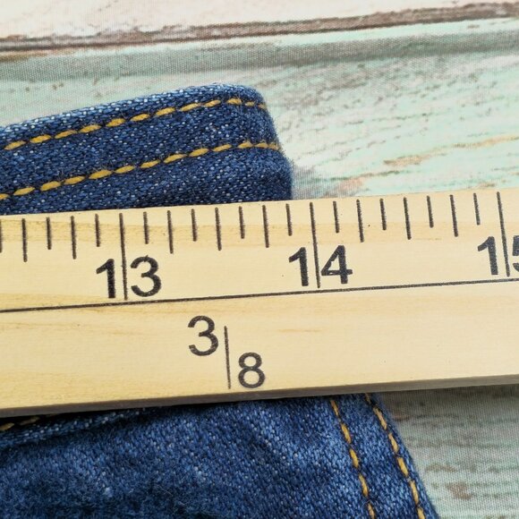 Vintage Jordache High-Waisted Jeans With Horse Embroidery & Contrast Stitching, - Picture 5 of 9